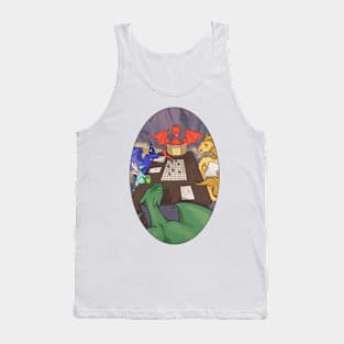 Dragons and Dungeons and Dragons Tank Top